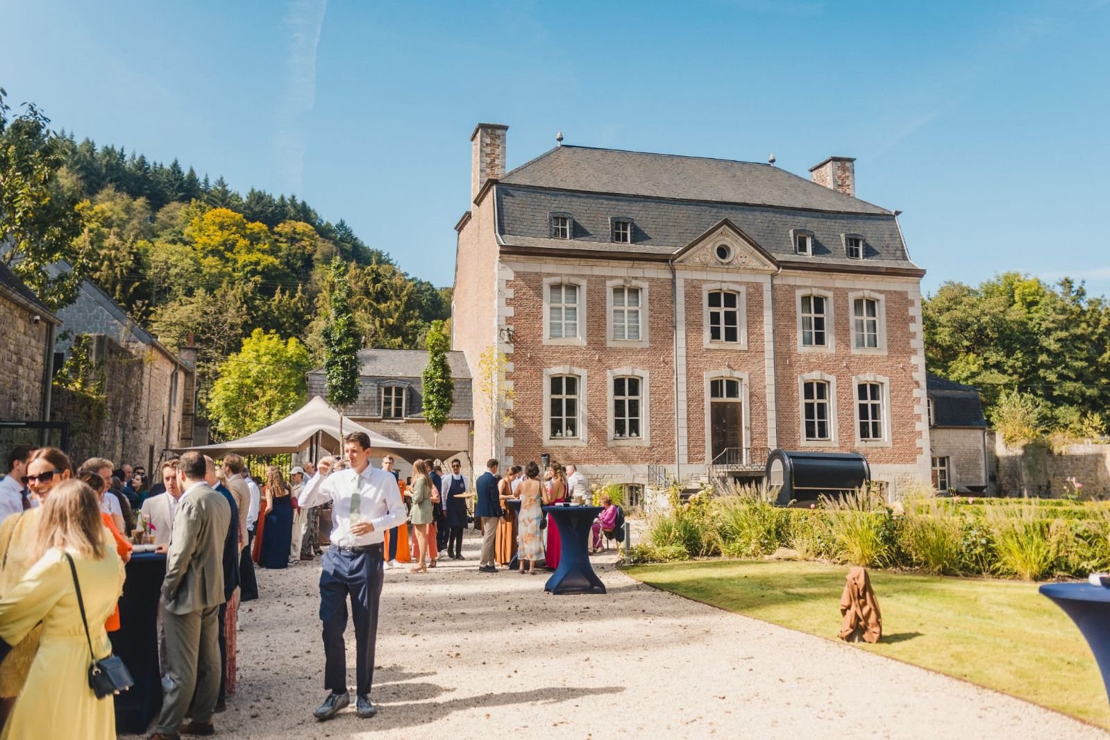 La cour intérieure du château